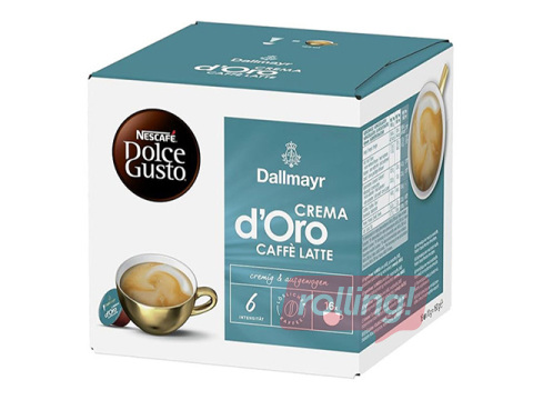 Kafijas kapsulas Dallmayr dOro Caffe Latte, Dolce Gusto, 16gab