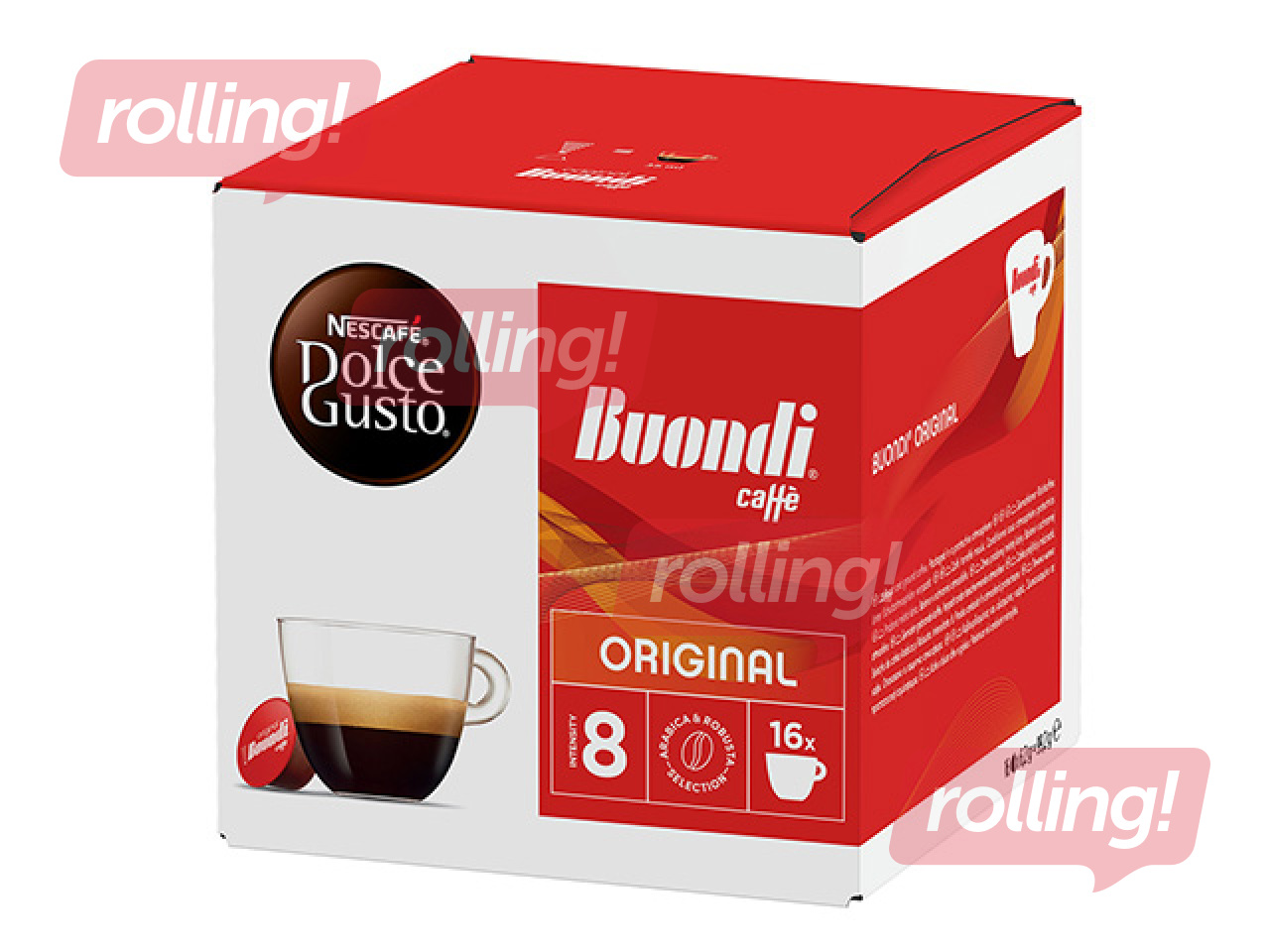Kafijas kapsulas Nescafe, Buondi, Dolce Gusto, 16 gab.