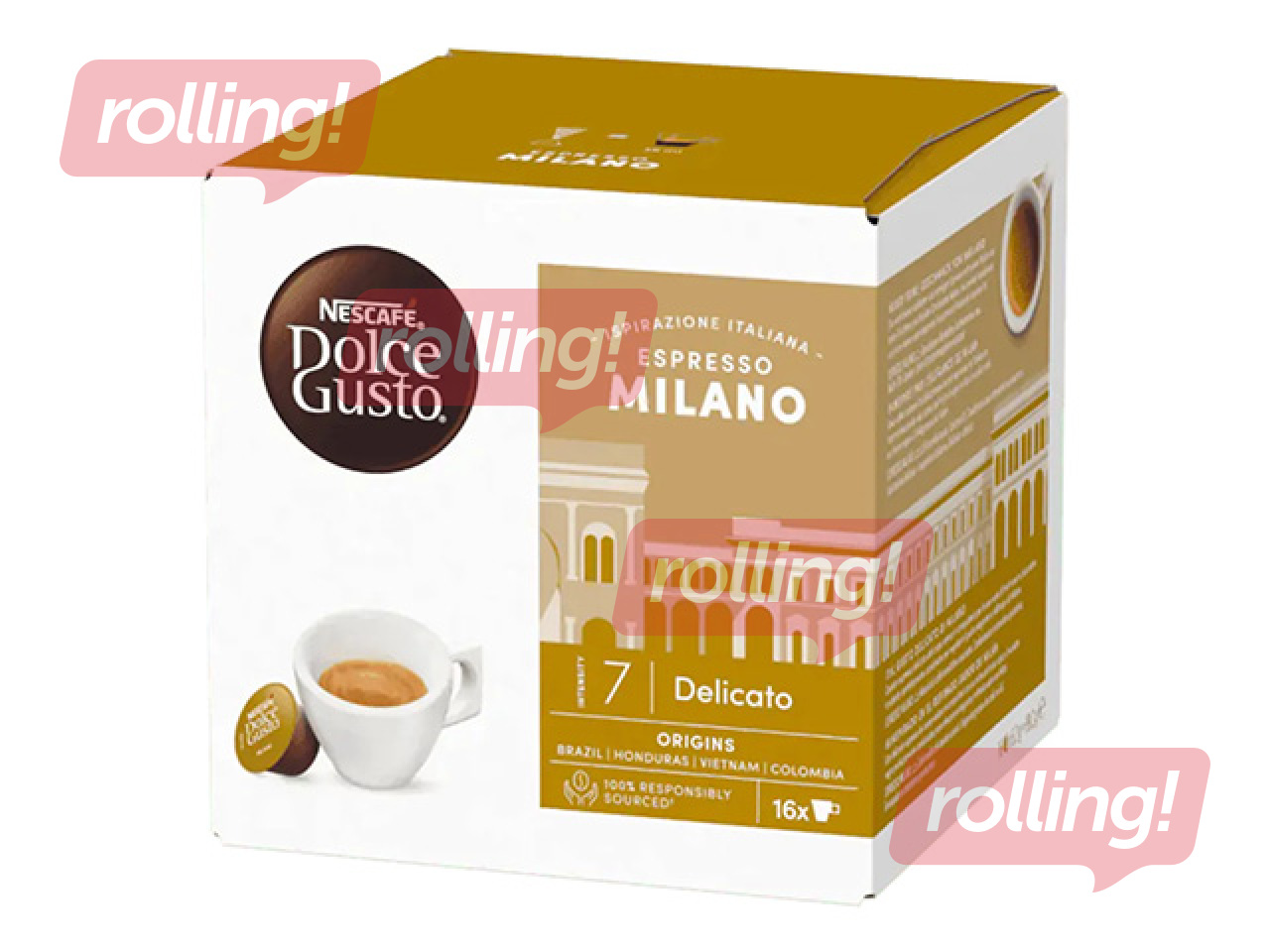 Kafijas kapsulas Nescafe, Milano, Dolce Gusto, 16 gab.
