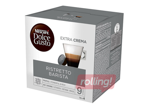 Kafijas kapsulas Nescafe, Ristretto Barista, Dolce Gusto, 16 gab.