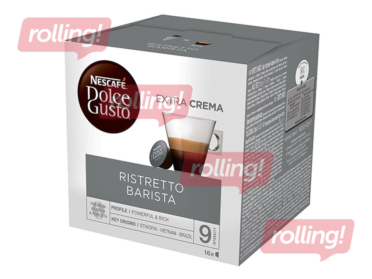 Kafijas kapsulas Nescafe, Ristretto Barista, Dolce Gusto, 16 gab.