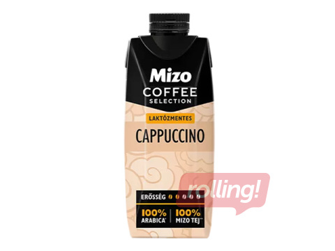 Kafijas dzēriens Mizo ar pienu Cappuccino, UHT, bez laktozes, 1,5%, 250 ml
