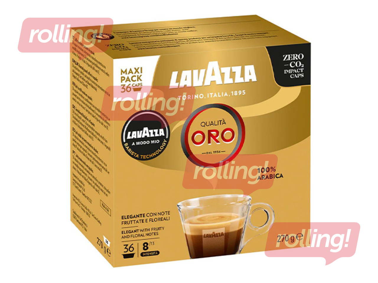 Kafijas kapsulas Lavazza a Modo Mio Qualita Oro, 36gab