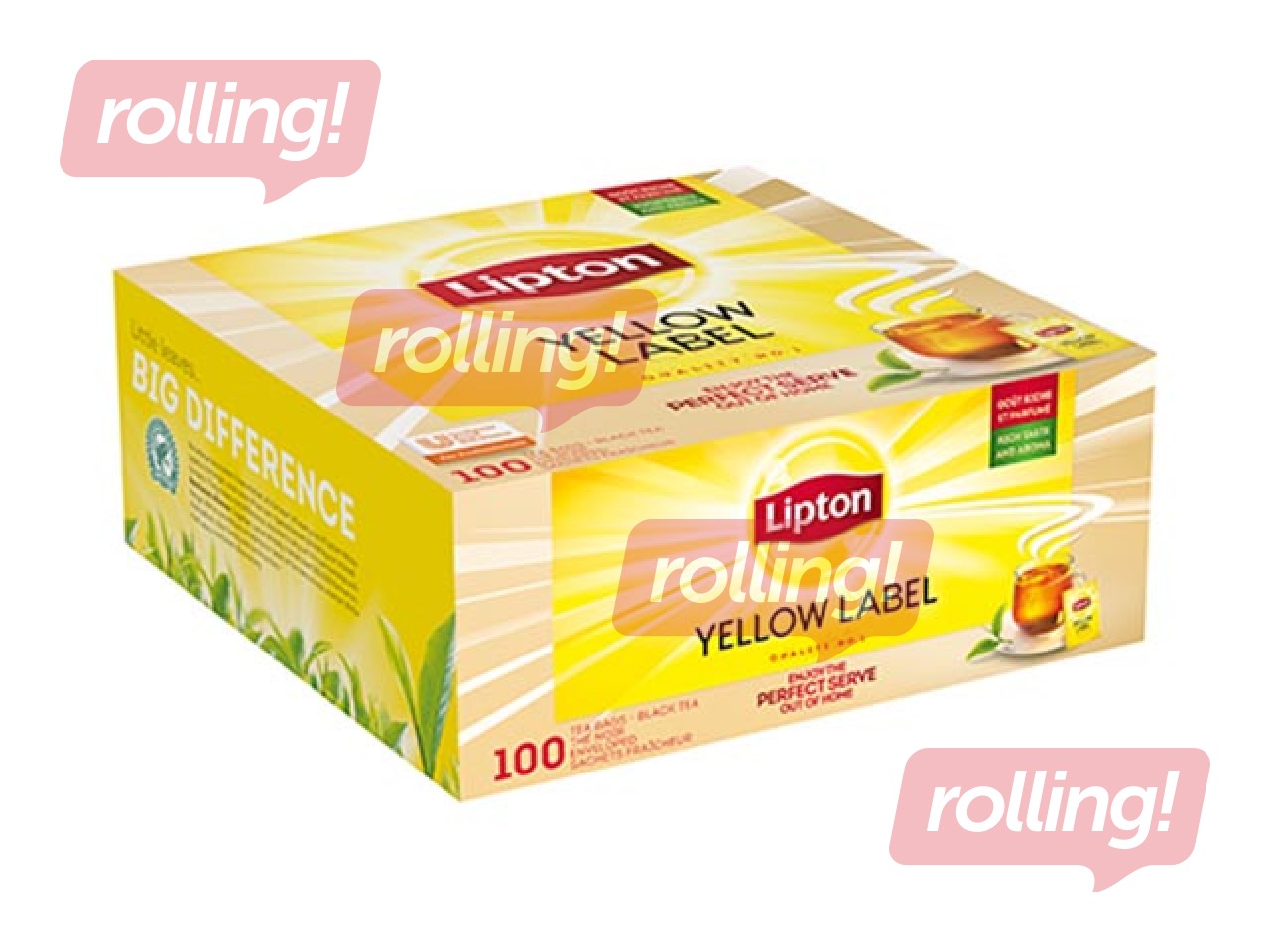 Tēja melnā Lipton, 100 pac.