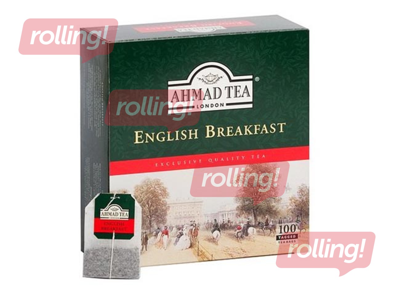 Tēja melnā Ahmad English Breakfast, 100 pac.