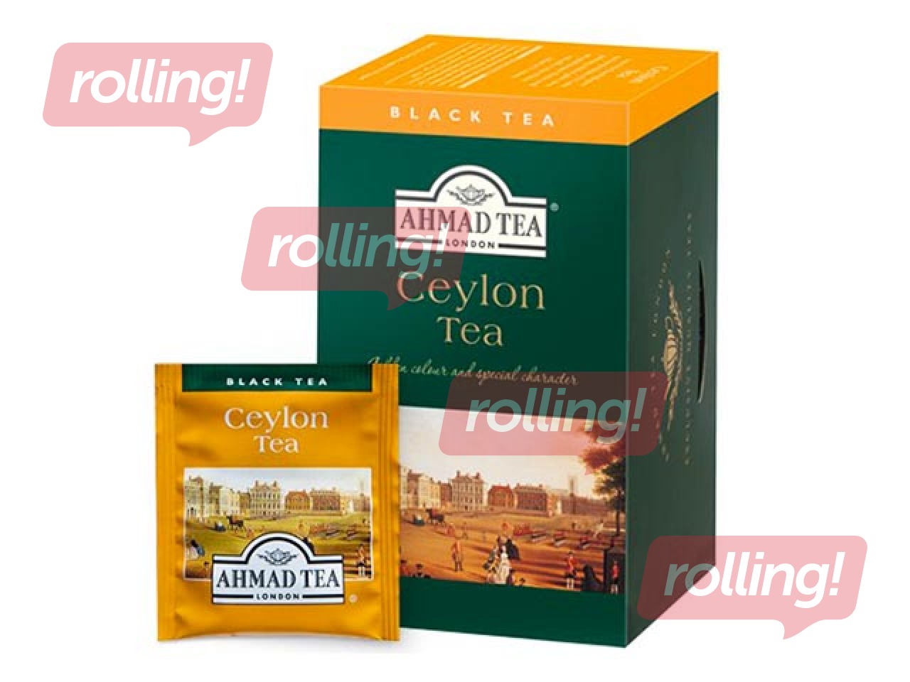 Tēja melnā Ahmad Tea Ceylon, 20 pac.