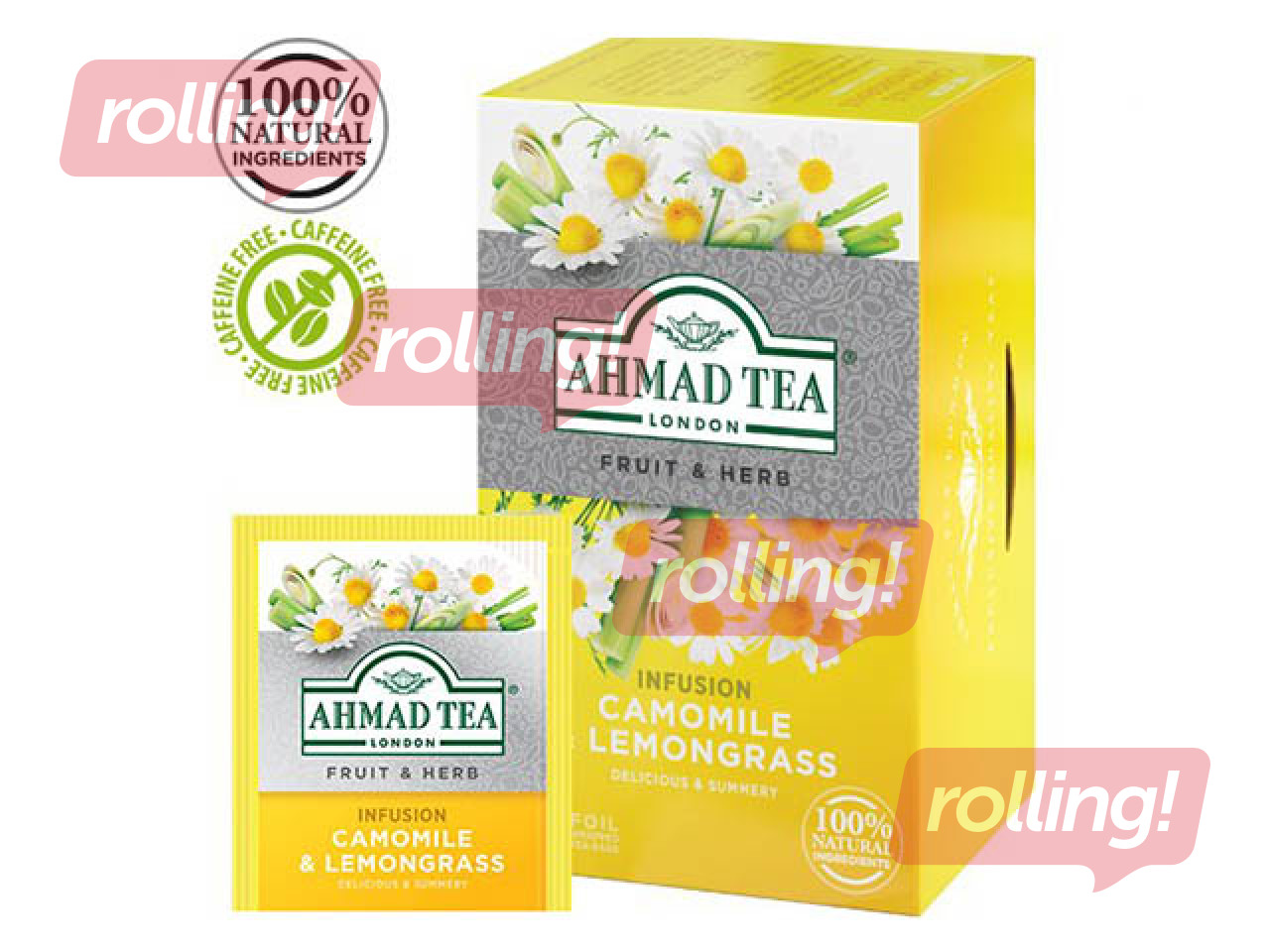 Tea Chamomile Ahmad, 20 pcs