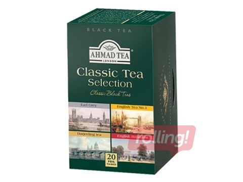 Tea black, Ahmad 4 different types, 20 Pac.