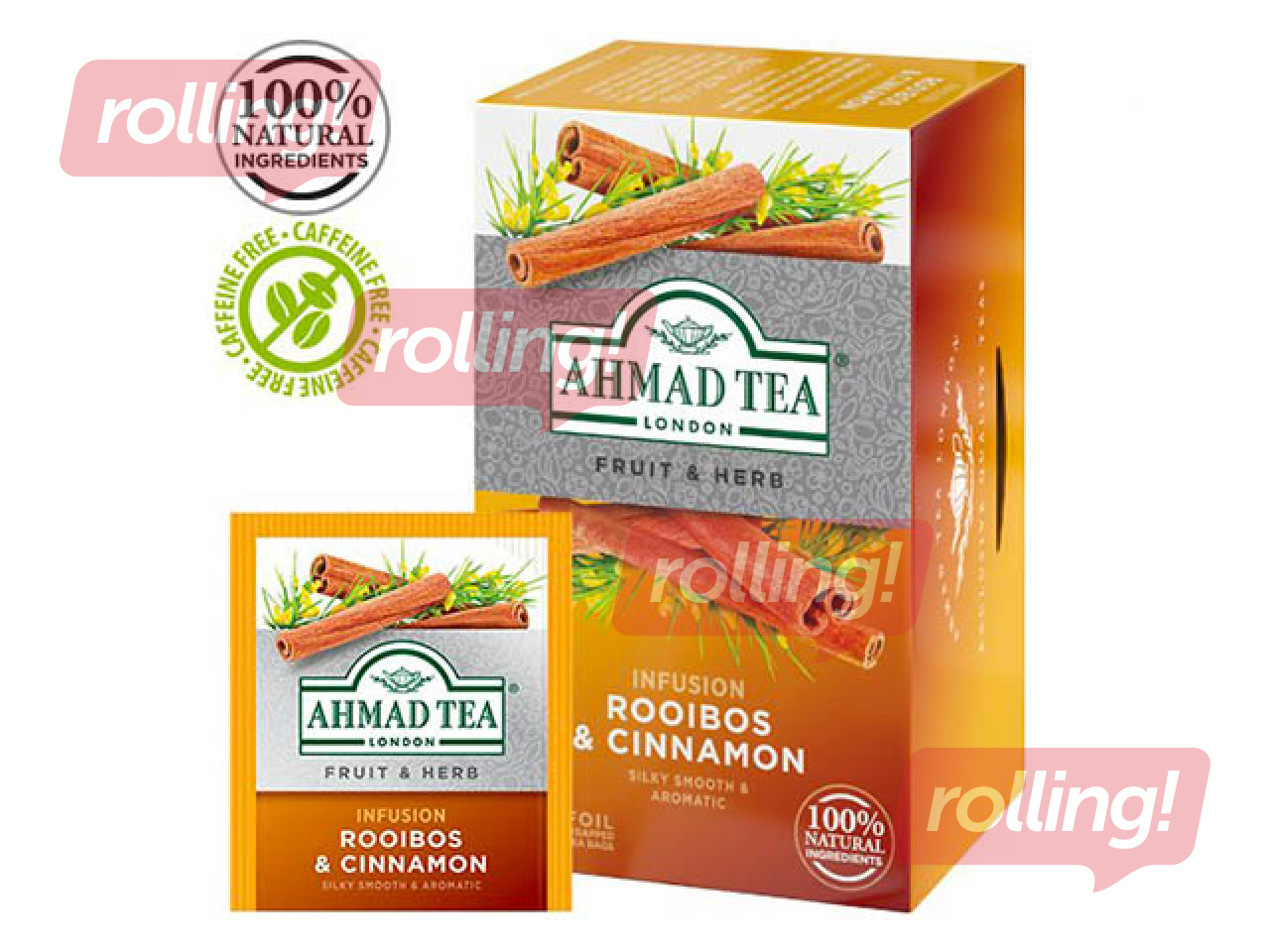 Tea fruit Ahmad, cinnamon and rooibos, 20 pac.