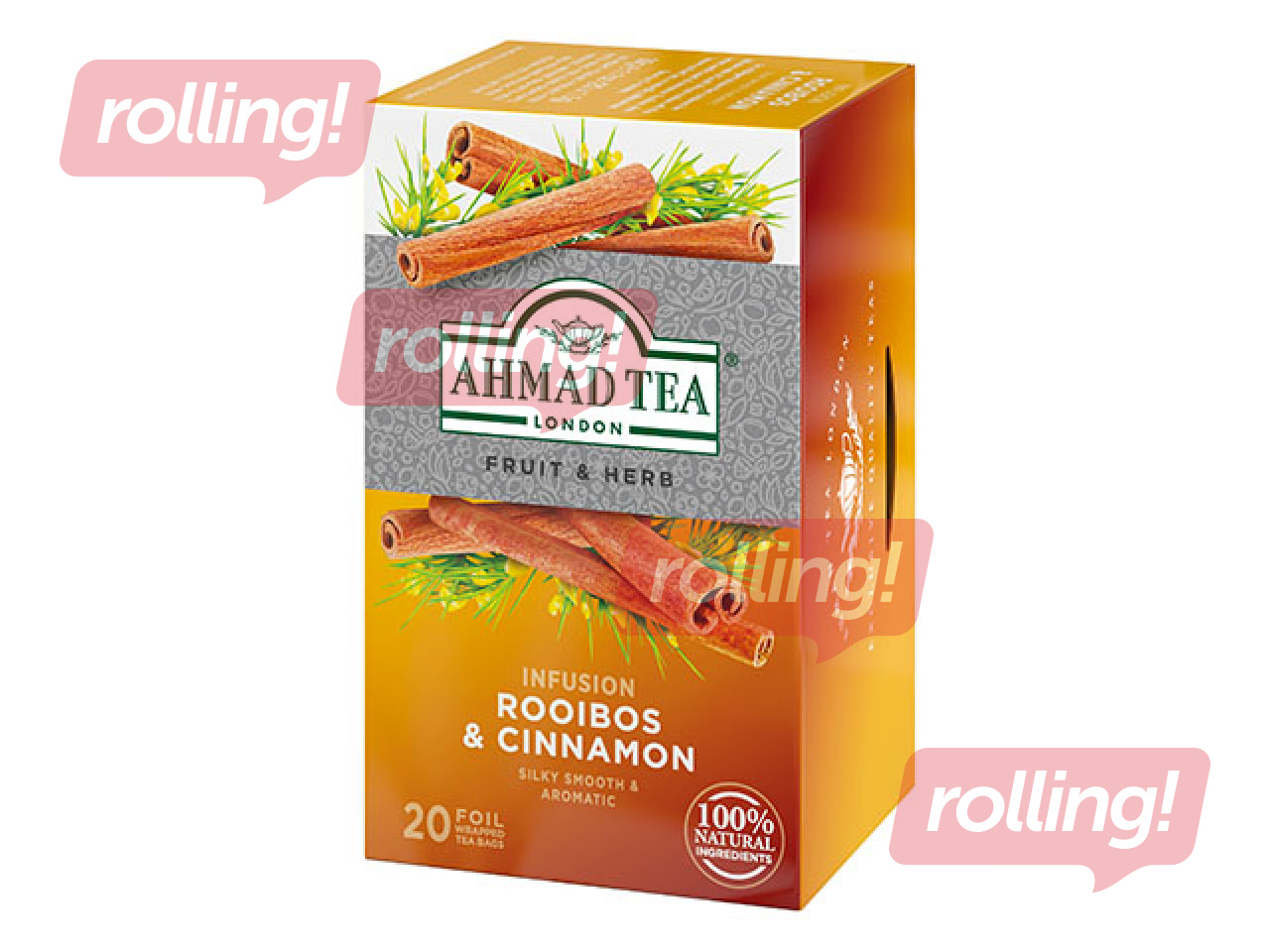 Tea fruit Ahmad, cinnamon and rooibos, 20 pac.