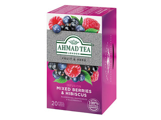 Tēja augļu Ahmad, ogu maisījums, 20 pac.