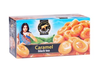Must tee Možums, karamell, 20 teekotti
