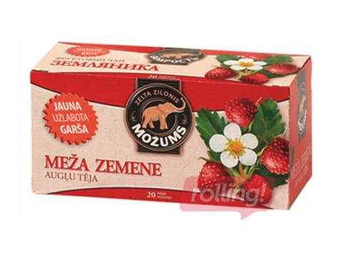 Чай фруктовый Možums, земляничный, 20 пак.