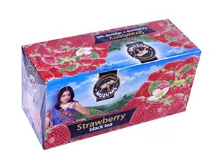 Black tea Možums, strawberry, 20 pac.