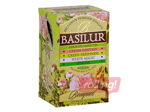 Green tea Basilur Bouquet Assorty, 25 pac.