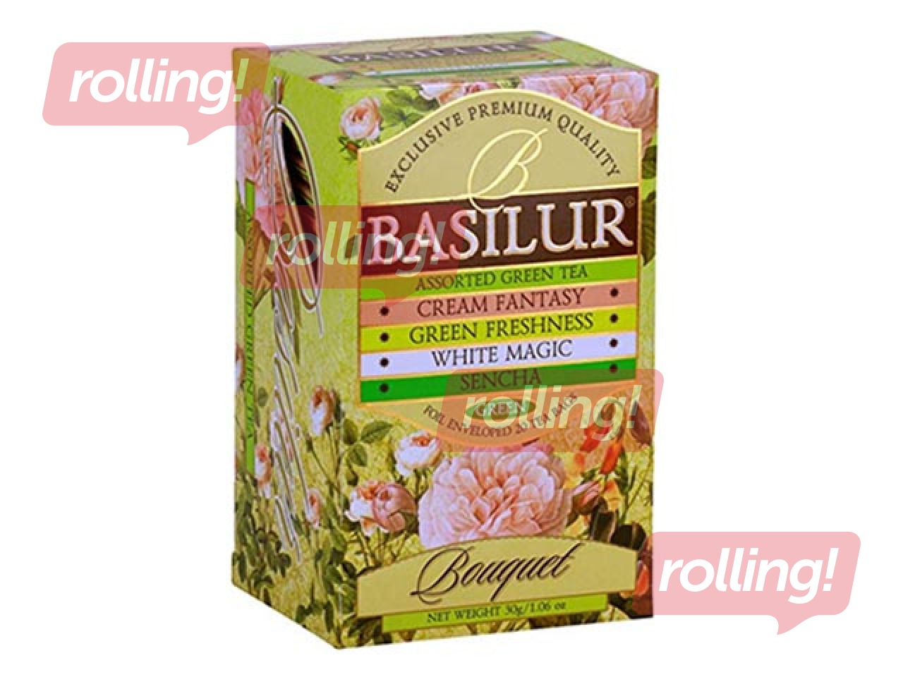 Green tea Basilur Bouquet Assorty, 25 pac.