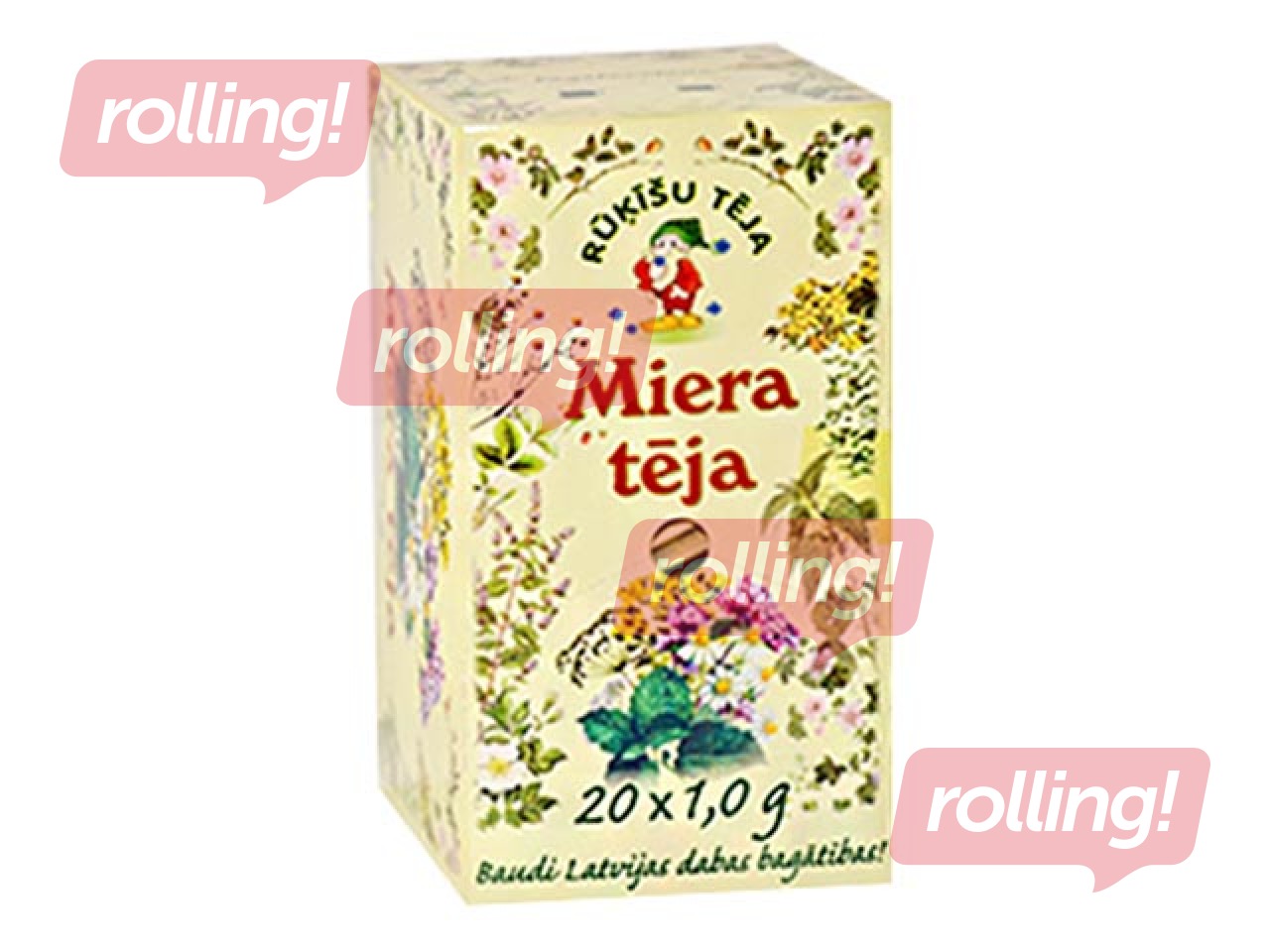 Tēja zāļu Rūķīšu tēja Miera, 20 pac.