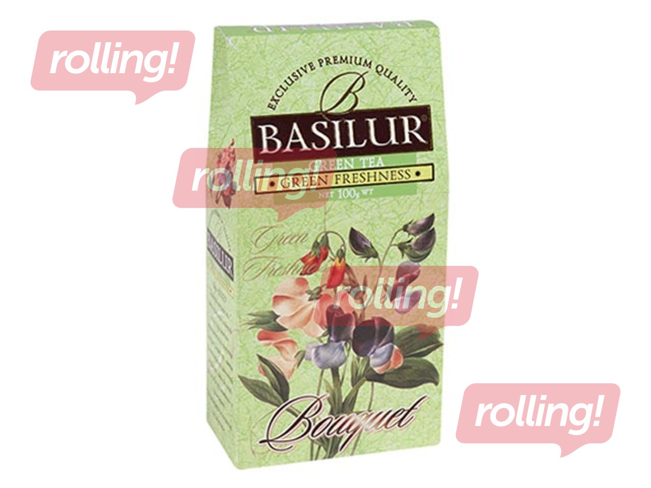 Tēja zaļā Basilur Green Freshness, 100g