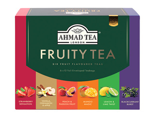 Отбор чая Ahmad Fruity, 6 различных видов 60 пач.