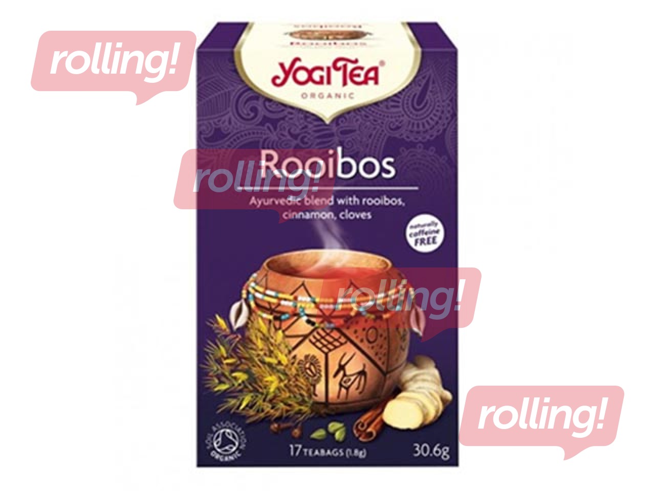 Rooibos Yogi Tea organic, 17 teabags