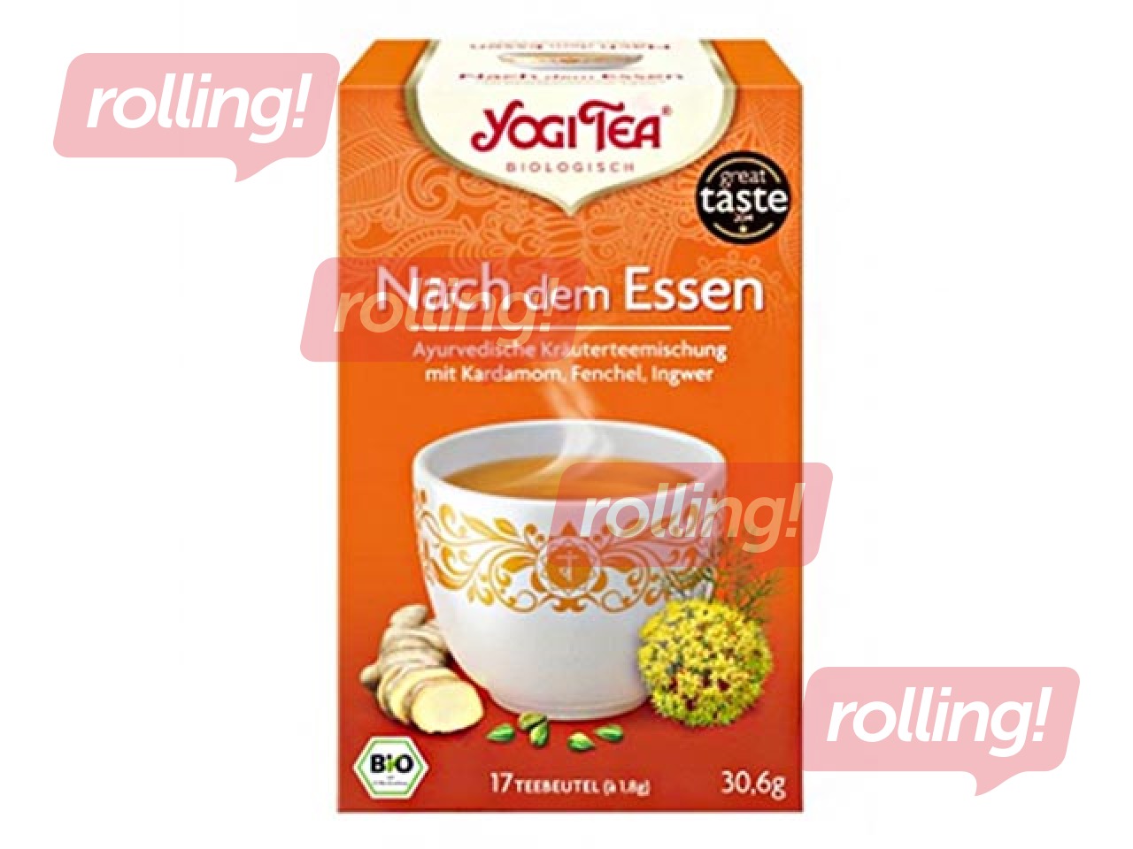 Stomach Ease Yogi Tea organic, 17 teabags 