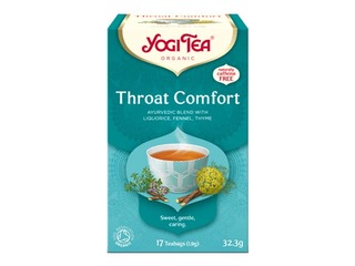 Tea Ayurvedic Bio Yogi Tea For Throat Comfort, 17 pcs.