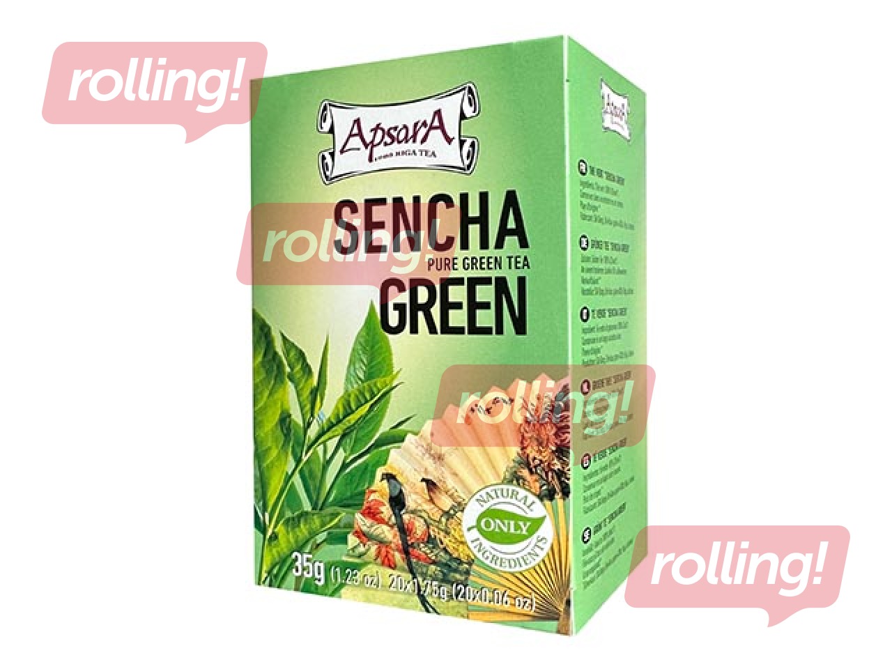 Tee Sencha Green Apsara, 20 pakki.