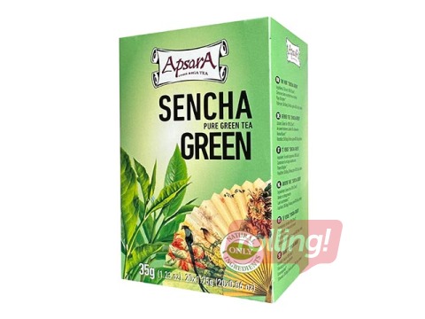 Tēja zaļā Apsara Sencha Green, 20 pac.