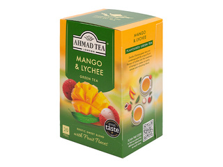 Чай зелёный Ahmad  Mango & Lychee, 20  пак.