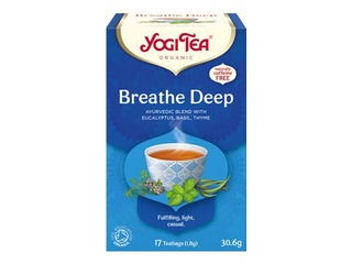 Ayurvedic tea Bio Yogi for easier breathing Breathe Deep, 17 pac.