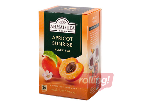 Tēja melnā Ahmad Tea Apricot Sunrise, 20 pac.