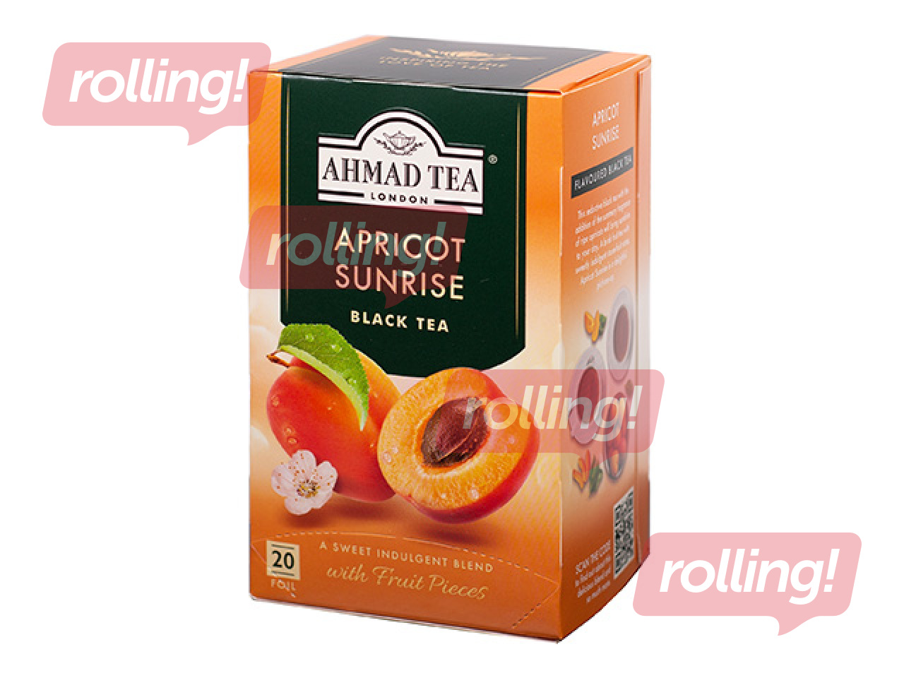 Tēja melnā Ahmad Tea Apricot Sunrise, 20 pac.