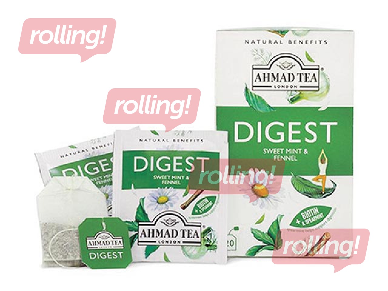 Herbal tea Ahmad, Sweet Mint & Fennel 