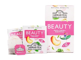 Tēja zāļu Ahmad Beauty, persiku un citronu verbenas, 20 pac.