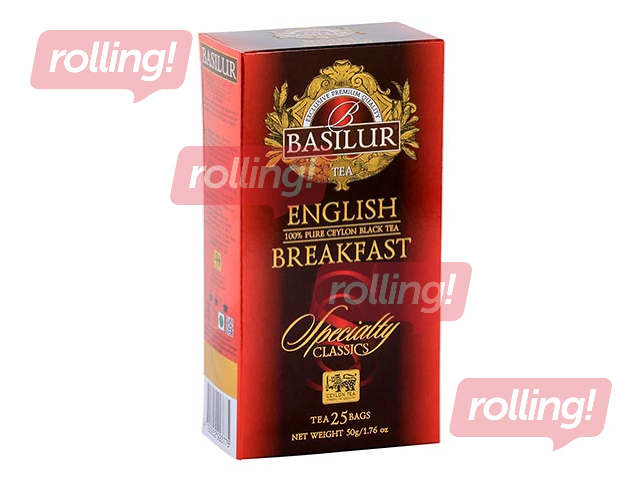 Tēja melnā Basilur English Breakfast, 25 pac.