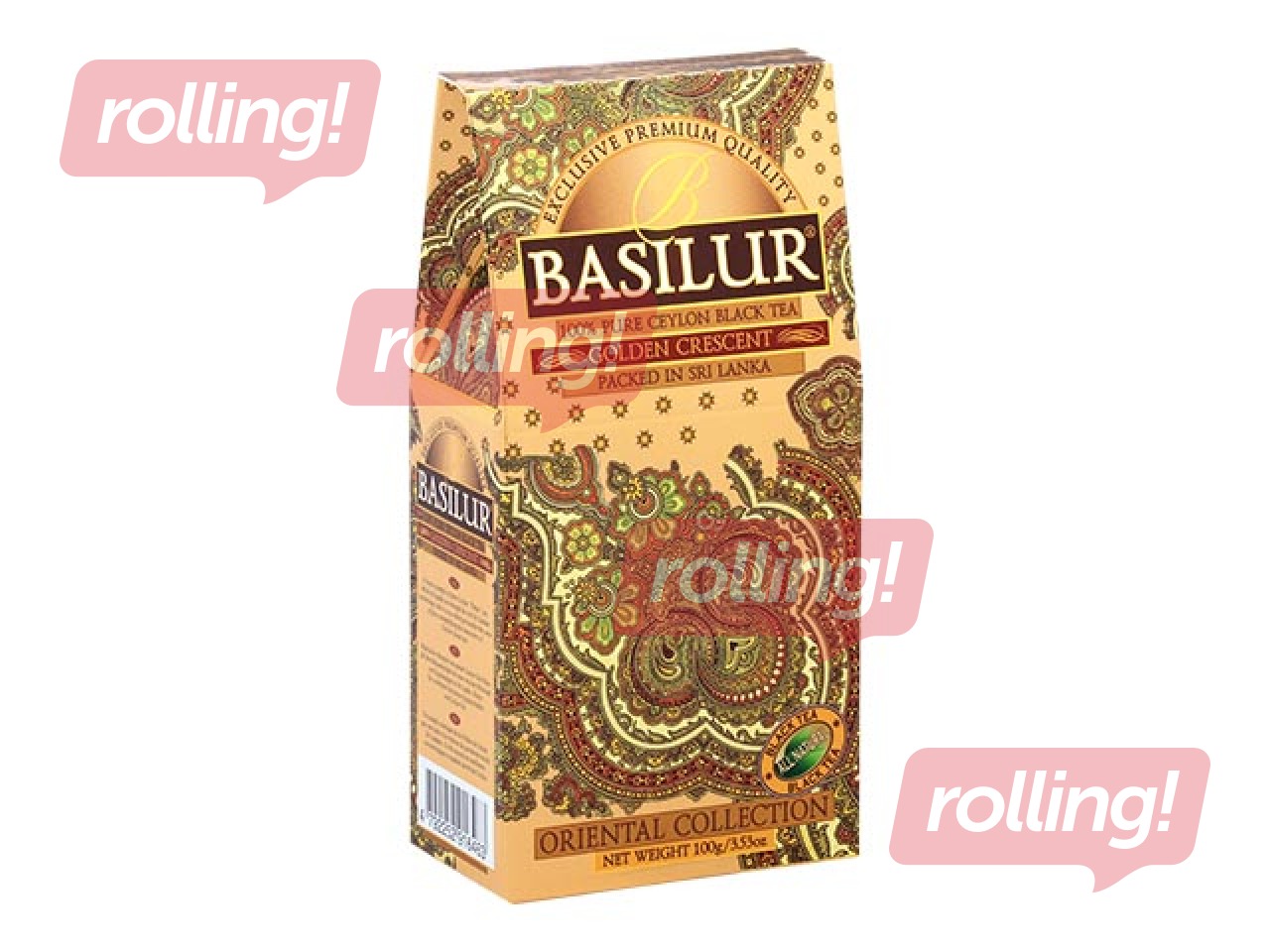 Tēja melnā Basilur Oriental Golden Crescent, 100g