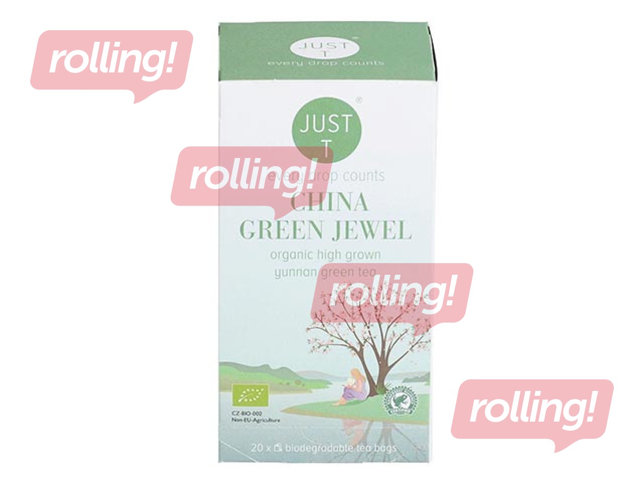 Зеленый чай Just-T China Green Jewel Bio 2г x 20