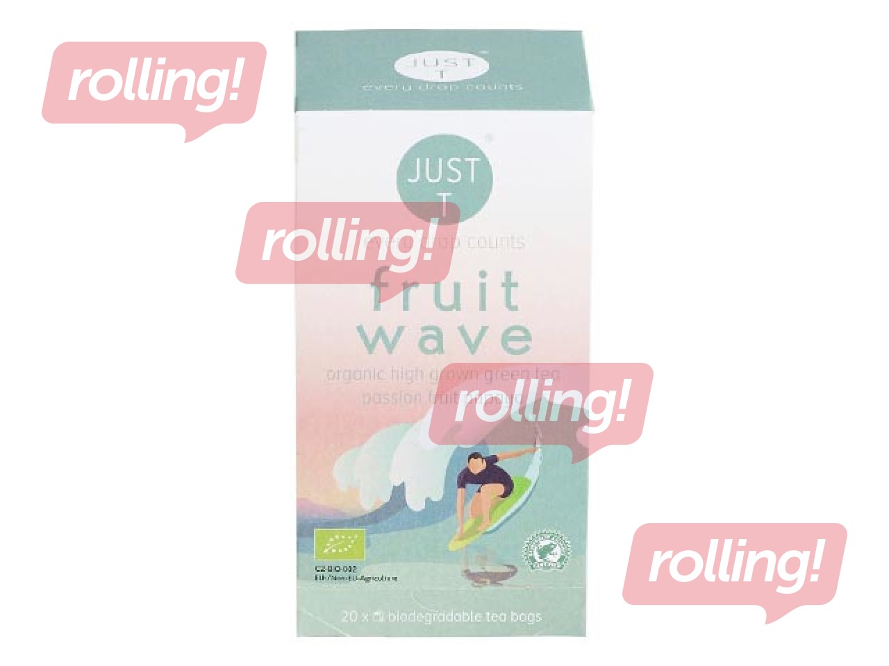 Зеленый чай Just-T Fruit Wawe Bio 1.5г x 20