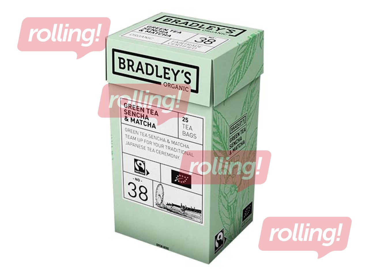 Tēja zaļā Bradley's senča un mača, 25 pac.