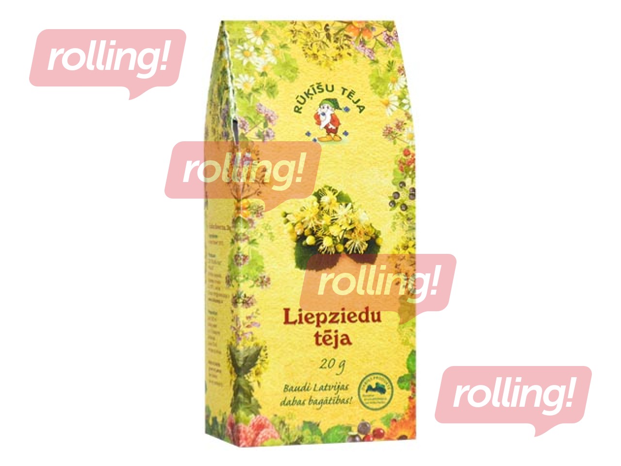 Tēja liepziedu Rūķīšu tēja, beramā, 20g