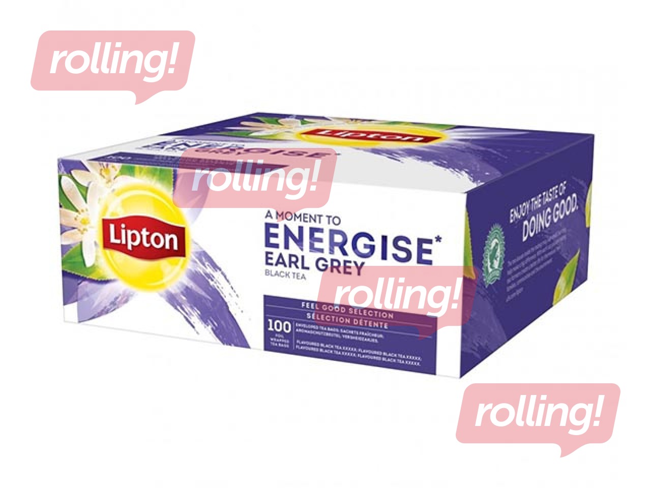 Tēja melnā Lipton Earl Grey, 100 pac.