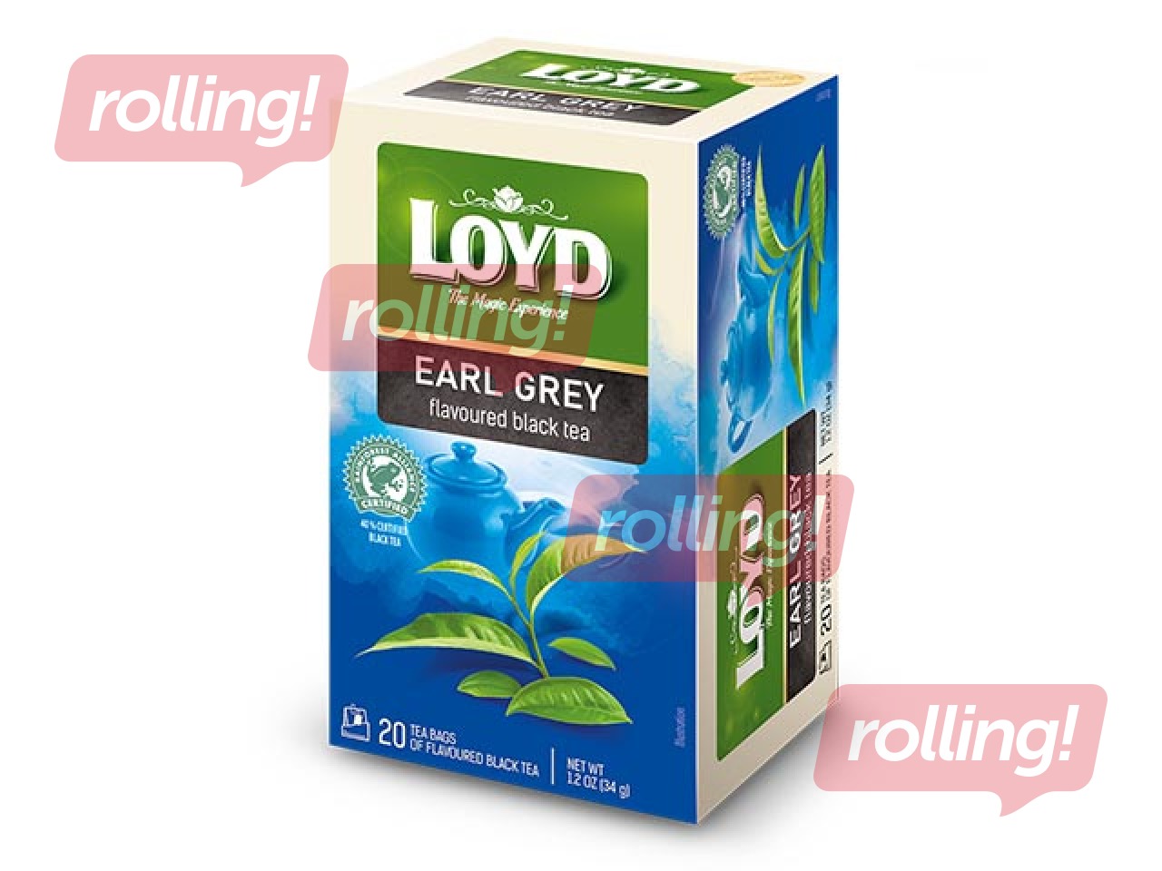 Tēja melnā Loyd Earl Grey, 20 pac.