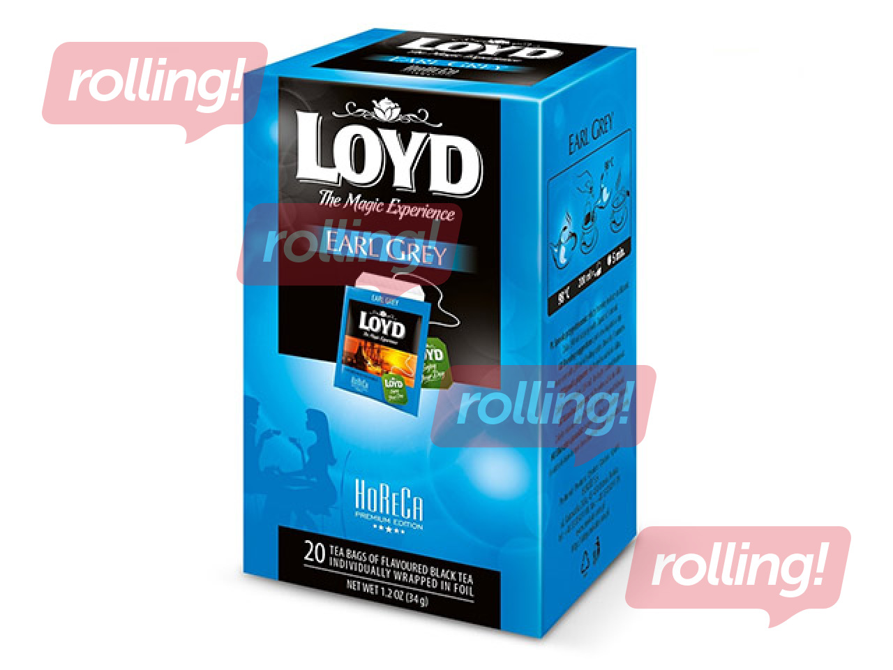 Tēja melnā Loyd Earl Grey FS, 20 pac.