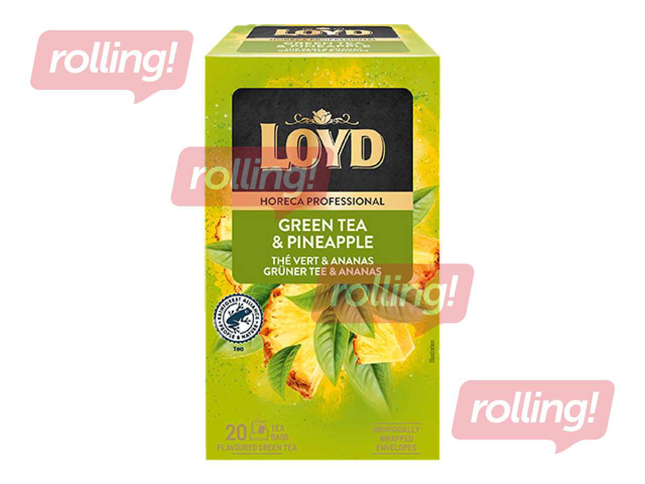 Roheline tee Loyd ananassimaitsega FS, 20x1,7g