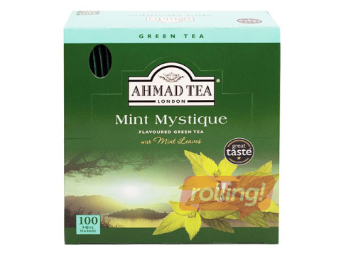 Tea green Ahmad Mint Mistique, 100 pac.