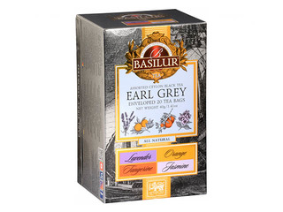 Black tea Basilur Earl Grey Assorted, 20 pcs