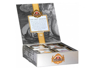 Black tea Basilur Earl Grey Assorted, 40 pcs