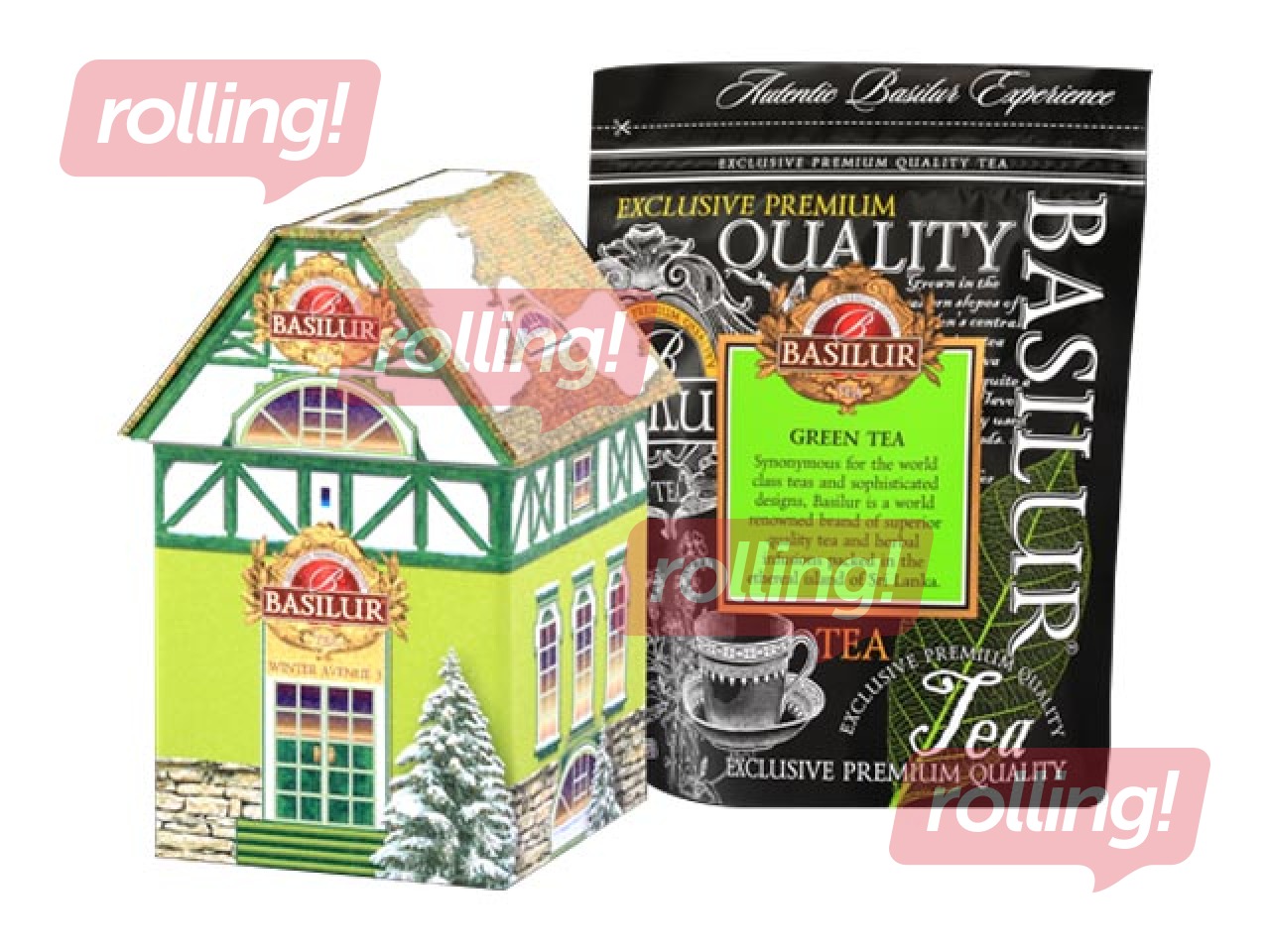 Tēja zaļā, Basilur, Winter Avenue 3, 100g