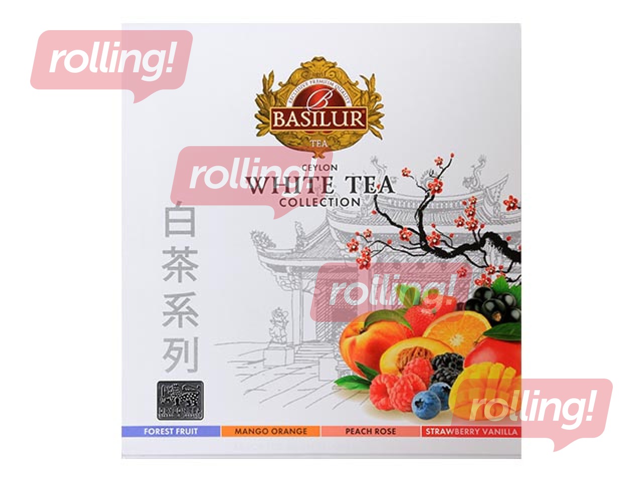 Tēja baltā Basilur Premium White Tea  Assorted , 40 pac.
