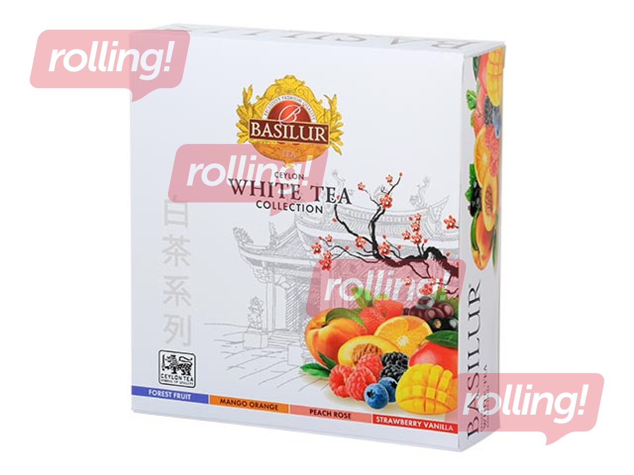 Tēja baltā Basilur Premium White Tea  Assorted , 40 pac.